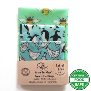 Bivokspapir | 3-ark (L, M, S) |  Penguins, Hens & Bees