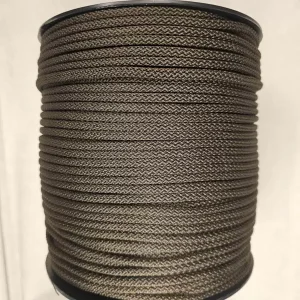 Hekletråd/macramecord 5 mm (farge Nr.41) Mørk armygrønn