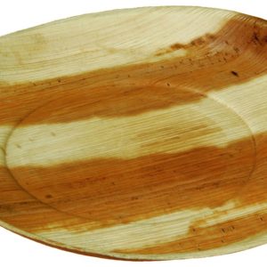 Svanemerket stor palmebladtallerken Ø26 cm,100stk (5041)