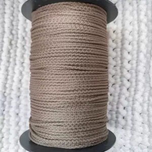 Hekletråd/macramecord 3 mm farge Nr.54 varm gråbeige