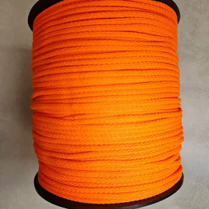 Hekletråd/macramecord 5 mm (farge Nr.55) signal oransje matt