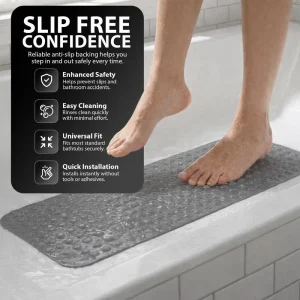 Begrenset tid! 50% på vår bestselgende badematte – glipp ikke sjansen til å gjøre badet tryggere 🛁🏠