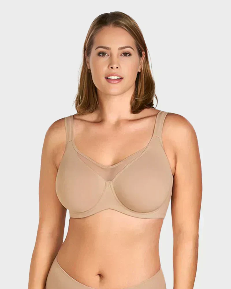 💐 Elegant gjennomsiktig BH for kvinner, full dekning, store størrelser - Image 5