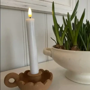 Ib Laursen Unika Lysestake Terracotta - Håndlaget fra Unika