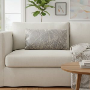 Pute Alexandra House Living beige grå 50 x 30 cm