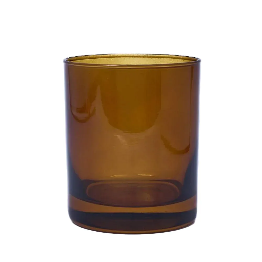 Amber 30cl glass til lysstøping