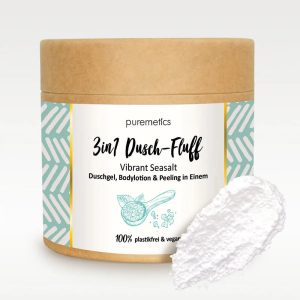 Dusjgele, Lotion & Skrubb (3i1)- Havsalt og Kokosolje