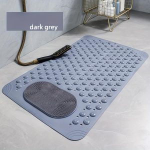 🚿 19% RABATT! Sklisikker DUSJMATTE med Sugeskåler & Dreneringshull – Størrelse 27"×14"! 🛡️ Ekstra Sterkt Grep – Perfekt for Barn, Eldre & Voksne. 💧 Raskt Tørkende Design