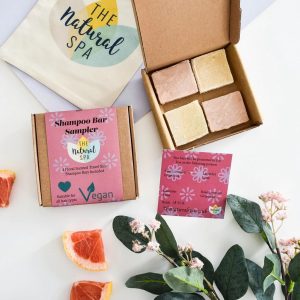 Mini sjampobarer – Blomsterdufter – Pakke med 4 stk