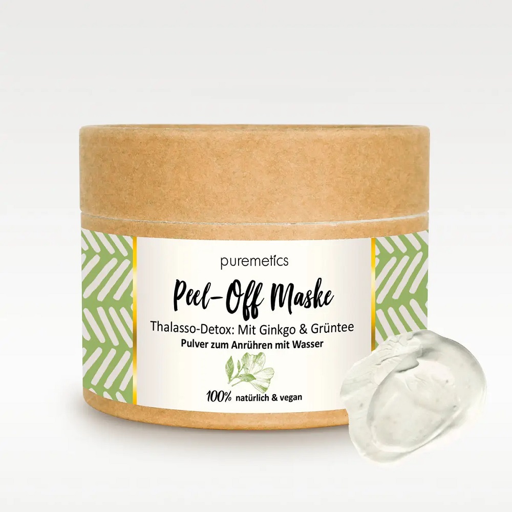 Peel Off Maske med grønn te og ginkgo