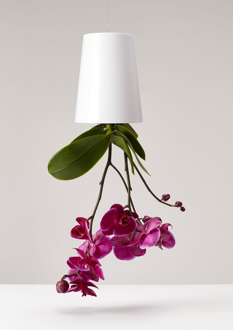 Sky Planter – Selvvanningspotte av resirkulert plast – Hvit - Image 2