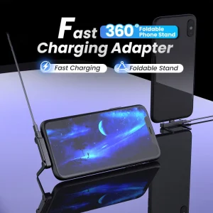 ⏰🔥LIMITED TIME 50% OFF! 🔋 Fast-Charging Adapter with 360° Rotating Phone Mount – Hands-Free, Universal Fit & Compact Design 📱⚡ Delivered within 5 working days