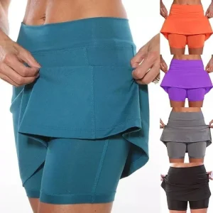 🏃‍♀️ PROMO LIMITÉE 50% DE RÉDUCTION ! 💥 Jupe-Short Anti-Frottements – Douce, Respirante, Sans Irritation ✨