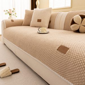🛋️ 50% RABATT NÅ! 💐 Tykket, sklisikker og vaskbart trekk til sofaen – tykt materiale, perfekt passform og enkelt vedlikehold for stua di 🧺