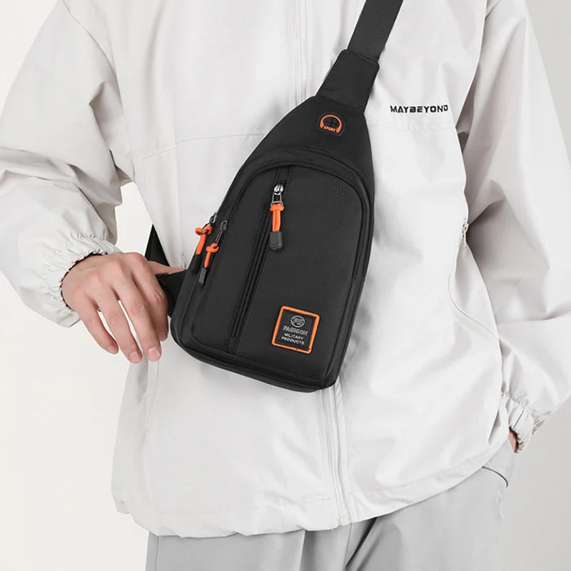 🎒50% RABATT! Vanntett skulderveske med flere lommer & hodetelefonutgang - Image 8