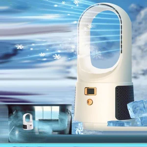 🥳2026 VARMT SALG🥳💞50 000+ SOLGT!🌬️💧 50 % RABATT! Bærbar bladløs luftfukter – Trygg for barn og kjæledyr, ingen synlige blader. 6 hastigheter, hviskende stille, tilfører fuktighet til luften. Et must for sommeren! 🏠✨