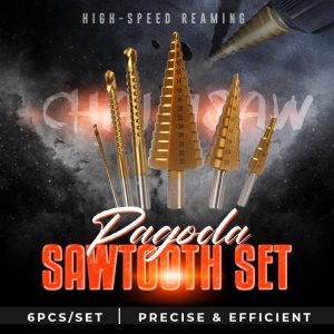 🔧 Kraftig Bor- & Bitsett – Presisjon & Holdbarhet for Alle Prosjekter! ✨ Slitesterkt Karbonstål – Perfekt for Tre, Metall & Betong. 🛠️ Komplett Sett – Kjøp 3 for 10% Ekstra Rabatt! 🏠